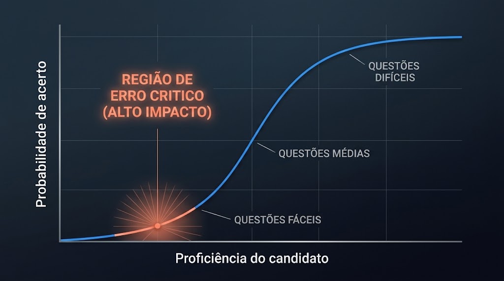 Infográfico ilustrativo mostrando os pontos de incoerência e que é considerado chute pelo sistema do Enem