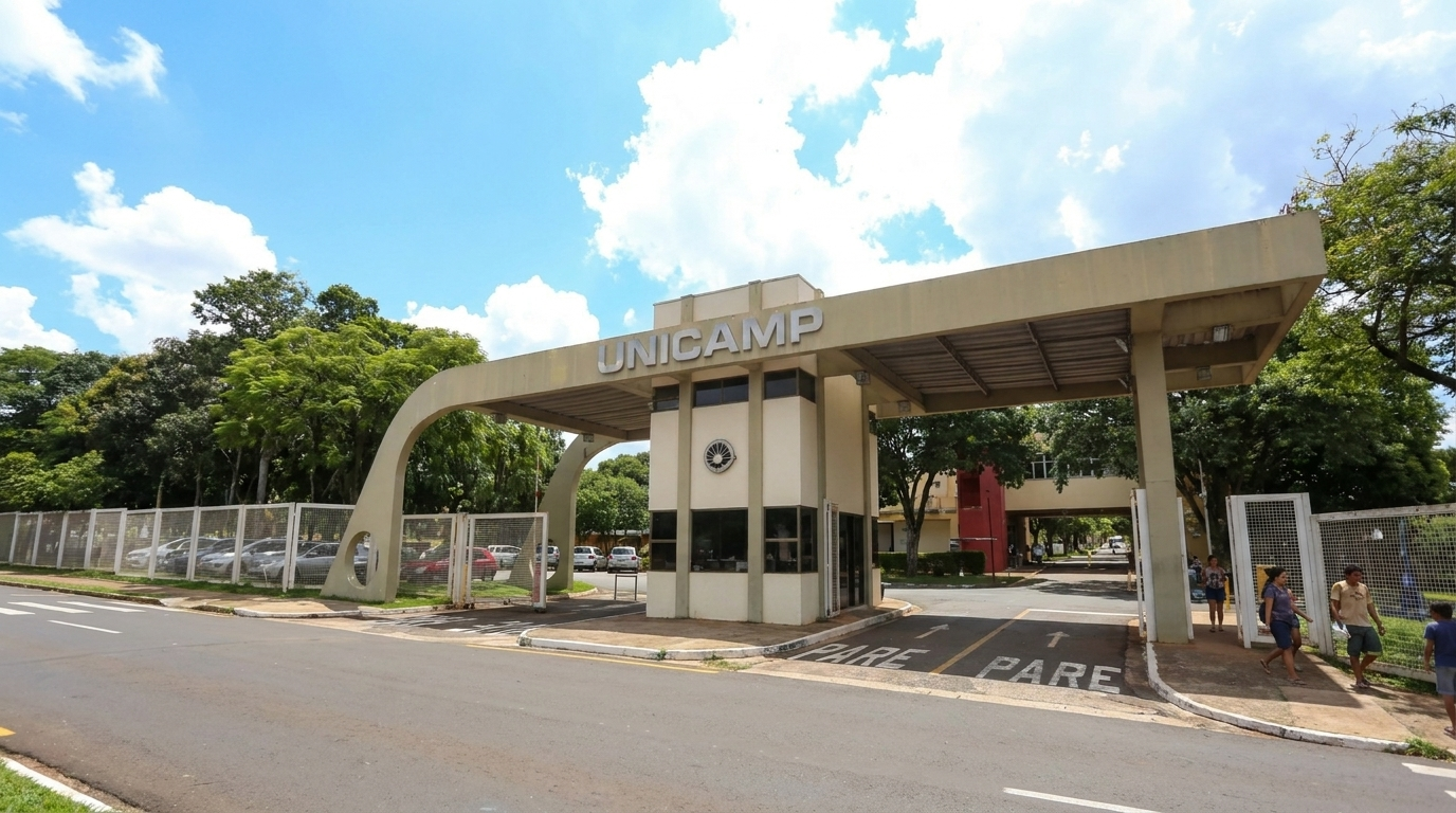 imagem diurna portaria da unicamp