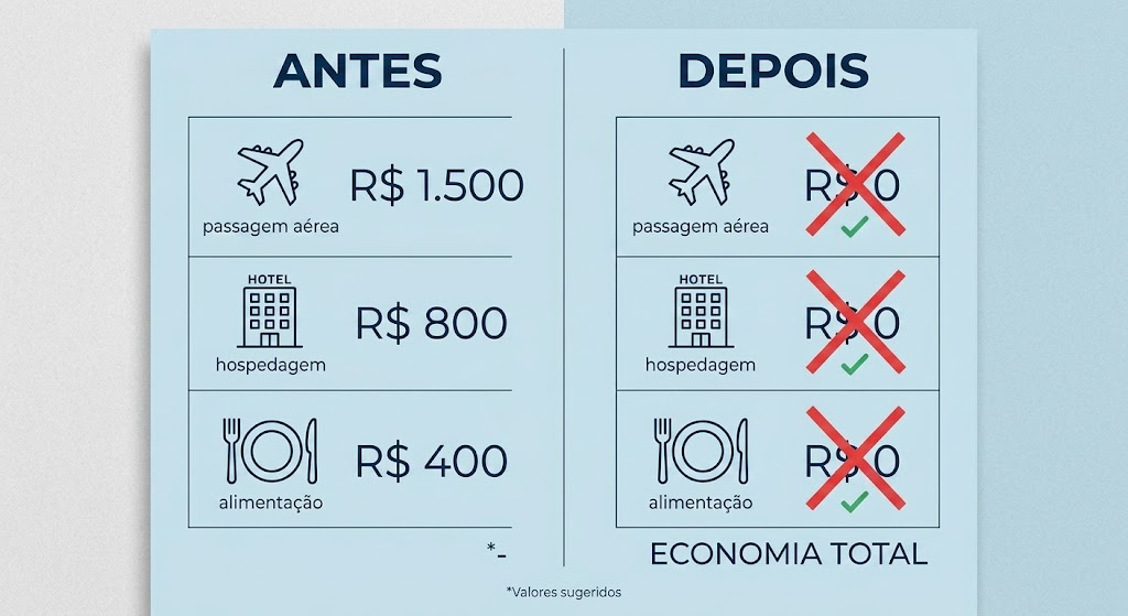 Infográfico minimalista estático com duas colunas: